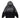 Inkjet Gradient Letter Hooded Jacket Men