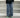 Retro Letter Embroidery Casual Jeans