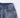 Jeans de pierna recta con parche de letras