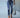 Pantalones vaqueros rotos de talla grande para mujer