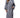 Bata de baño tipo kimono ligera y larga de Turquaz para mujer, con diseño de gofre, de mezcla de algodón suave, de secado rápido y duradera, unisex, talla única, gris