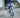 Blue Star Print Cargo Jeans