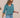 Blusas elegantes e informales para mujer Blooming Jelly, blusas con cuello en V y mangas 3/4 con volantes, camisas de trabajo de moda para mujer de negocios, verano 2024, talla estándar, verde azulado extragrande