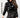 Chaqueta de invierno de piel sintética brillante