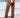 Sidefeel Women's Jeans High Waisted Straight Leg Stretchy Jeans Trendy Welt Pockets Loose Wide Leg Ankle Denim Pants 6 Brown