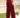 BTFBM Pantalones Palazzo largos de pierna ancha e informales de cintura alta para mujer, con botones, holgados, para trabajo de oficina, con bolsillos, de color rojo vino sólido mediano