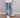 Bestickte Jeans Herren gerade lose