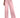 Sidefeel Women's Wide Leg Jeans High Waisted Strechy Raw Hem Denim Pants 18 Pink