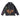 Rainbow Graffiti Fire Flame Print Denim Jacket